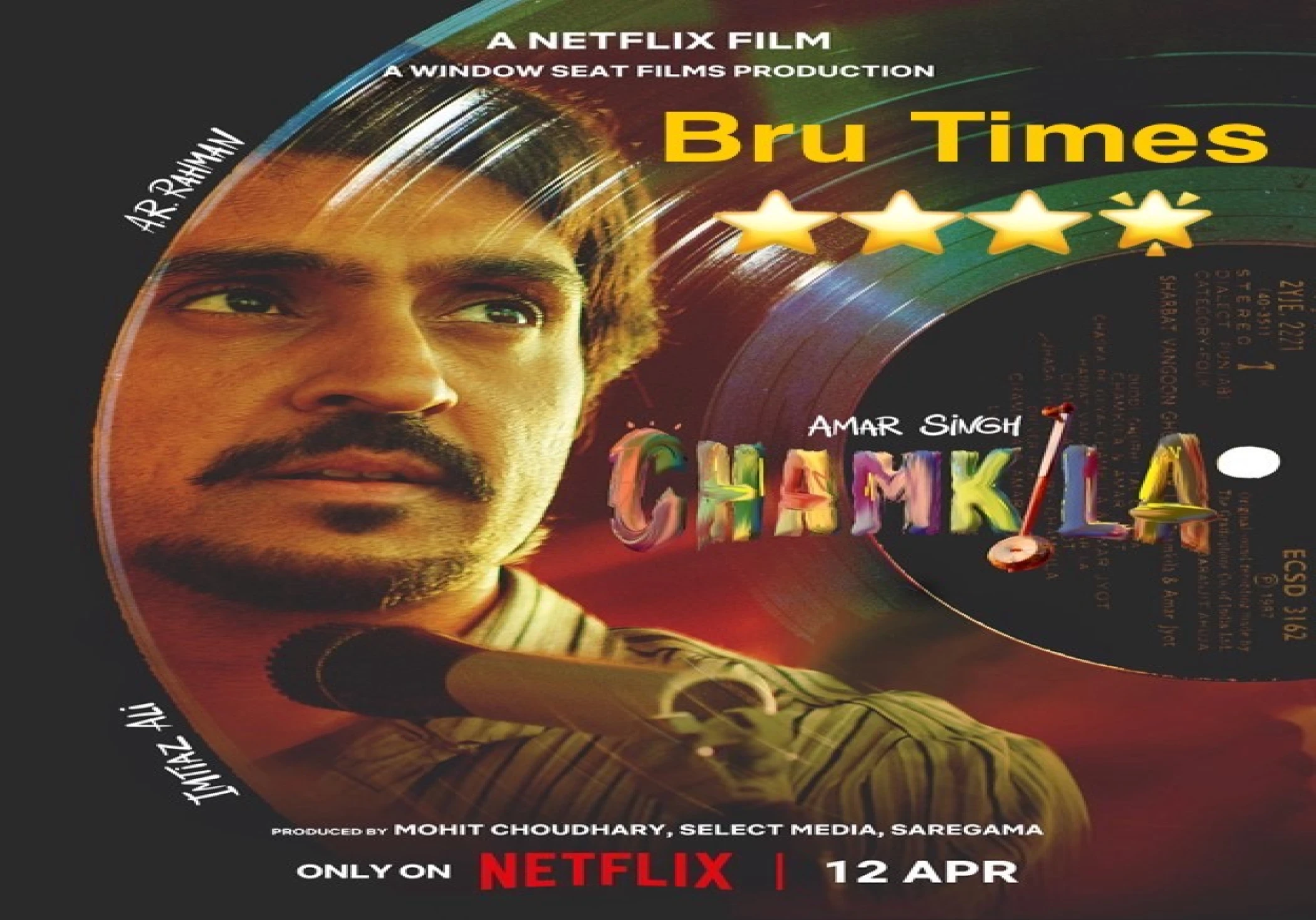 Chamkila Film Review: A Melodic Odyssey Through Tragedy and Triumph⭐⭐⭐🌟 Chamkila Film Review: A Melodic Odyssey Through Tragedy and Triumph⭐⭐⭐🌟